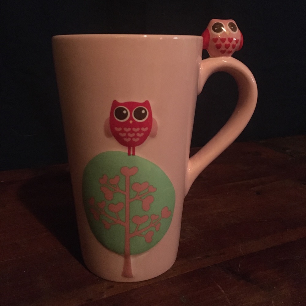 Owl and mini owl mug.